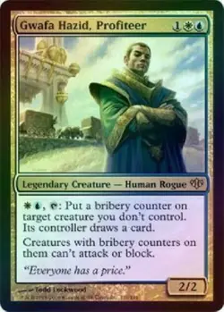 Gwafa Hazid, Profiteer - Foil Near Mint MTG Conflux - Image 1