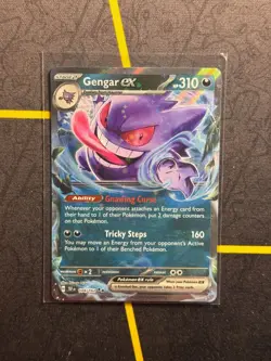 Gengar ex 104/162 - Pokemon TCG Temporal Forces Ultra Rare Card NM - Image 1