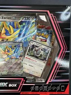 Pokemon TCG: Scarlet and Violet Hop's Zacian ex Box New Sealed - Image 2