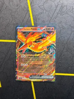 Team Rocket's Moltres 031/182 Double Rare Pokemon TCG Destined Rivals NM - Image 1