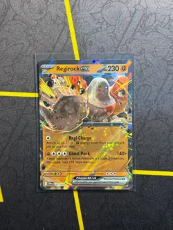 Regirock ex 101/182 Double Rare Pokemon TCG Destined Rivals NM - Image 1