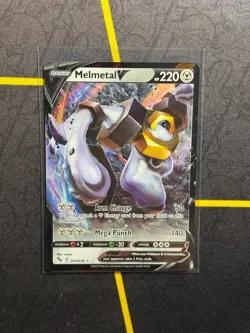 Melmetal V 047/078 - Pokemon TCG Go Sword & Shield Ultra Rare Card NM - Image 1