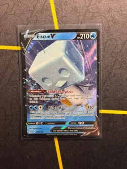 Eiscue V 055/192 - Pokemon TCG Rebel Clash Sword & Shield Ultra Rare Card NM - Image 1