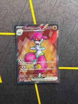 Medicham ex 161/142 - Pokemon TCG Stellar Crown Full Art Ultra Rare NM - Image 1