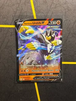 Rapid Strike Urshifu V 087/163 - Pokemon TCG Battle Styles Ultra Rare Card NM - Image 1