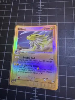 Pokemon TCG Reverse Holo Jolteon Sandstorm 6/100 Mint - Image 1