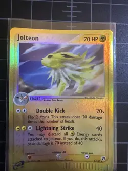Pokemon TCG Reverse Holo Jolteon Sandstorm 6/100 Mint - Image 2