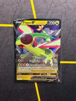 Flygon V 106/172 Pokemon TCG Brilliant Stars Sword & Shield Ultra Rare Card NM - Image 1
