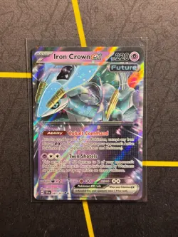 Iron Crown ex 081/162 - Pokemon TCG Temporal Forces Ultra Rare Card NM - Image 1