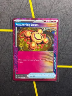 Awakening Drum 141/162 - Pokemon TCG Temporal Forces Ace Spec NM - Image 1