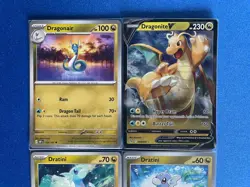 Dragonite V Pokemon Go+Dragonair+Dratini(X2) 4-card lot Pokemon lot - PWE - Image 3