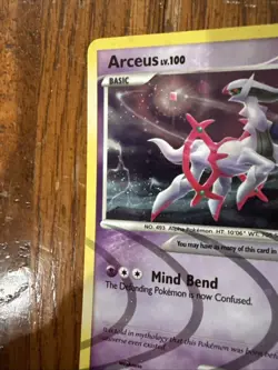 Arceus AR 7 (Psychic Type) - LIGHT PLAY - Arceus Set - Pokemon 2009 *SWIRL* - Image 3