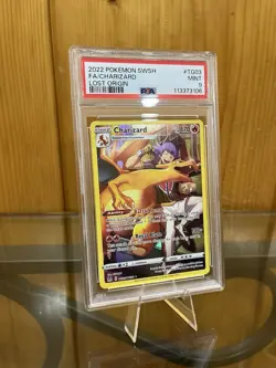 Pokemon Charizard Lost Origin Trainer Gallery TG03/TG30 Holo Ultra Rare PSA 9 - Image 1