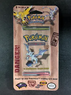 1999 Pokemon FOSSIL (AERODACTYL) Booster Pack English Factory Sealed - Image 1