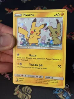 Pokemon Cards Pikachu SM162 Holo Blister Pack Promo - (NM) - Image 3