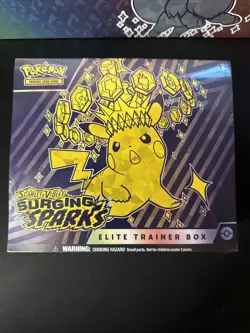 ⚡ Pokemon TCG Surging Sparks Elite Trainer Box SV08 Factory Sealed ETB PIKACHU - Image 1