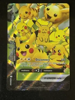 Pokemon Pikachu V-Union SWSH141 Holo - NM - Image 1