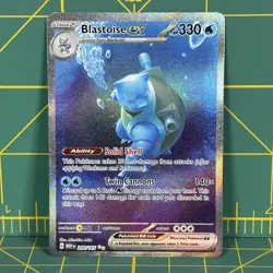 Pokemon Scarlet & Violet 151 200 Blastoise ex Special Illustration Rare Full Art - Image 1
