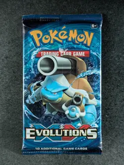 2016 Pokemon EVOLUTIONS (MEGA BLASTOISE) Booster Pack English Factory Sealed - Image 1