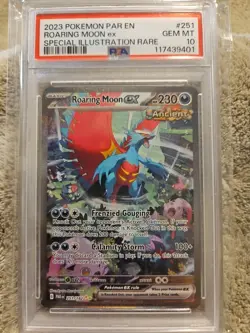 Roaring Moon ex - SIR - (2023) POKEMON PAR EN # 251 - GRADED PSA GEM MINT 10 - Image 4