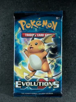 2016 Pokemon EVOLUTIONS (RAICHU) Booster Pack English Factory Sealed - Image 1
