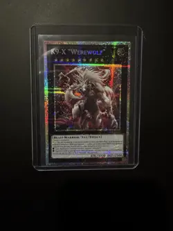 Yu-Gi-Oh! K9-X Werewolf Prismatic Secret DBJH-AE037 Justice Hunters 1st Edition - Image 1