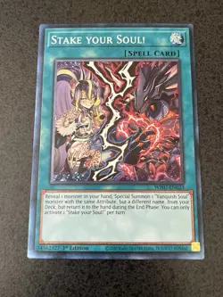 Stake Your Soul! WISU-EN023 Collector's Rare 1st Edition Light Play Condition - Image 1