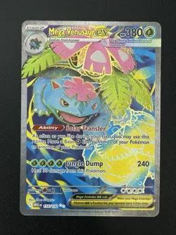 Mega Venusaur EX 155/132 Mega Evolution ENGLISH Pokemon TCG Card NM Ultra Rare - Image 1
