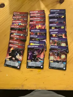 Transformers TCG Waves 3&4 Siege I and Siege II MIcromaster Patrol Lot 24 Cards - Image 1