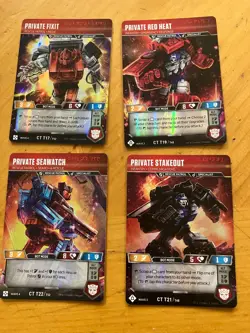 Transformers TCG Waves 3&4 Siege I and Siege II MIcromaster Patrol Lot 24 Cards - Image 4