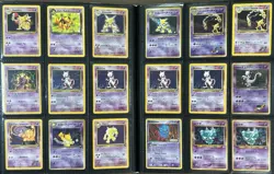 Pokemon Vintage Card Collection Lot Binder 153x Holos, Crystal Kingdra, WOTC, ex - Image 4