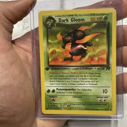 Pokemon 1st Edition Dark Gloom 36/82 Team Rocket Vintage Vtg Card LP/NM Pokemon - Image 2