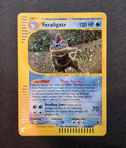 Pokemon TCG Feraligatr Expedition Base Set Holo Card 12/165 Regular Rare - Image 1