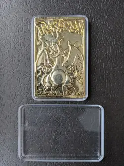 Pokemon Charizard Gold Plated Trading Card - 1999 Burger King - Image 2