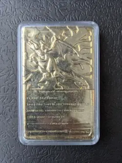 Pokemon Charizard Gold Plated Trading Card - 1999 Burger King - Image 4
