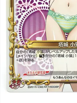 Koneko High School DxD Precious Memories Card japan Very Rare F/S 01-087 - Image 4