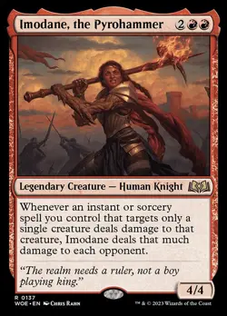 NM Imodane, the Pyrohammer, MTG, Wilds of Eldraine, Magic the Gathering, 137 - Image 1