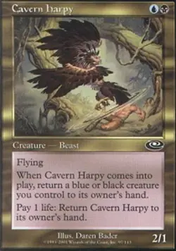 4x Cavern Harpy NM-Mint, English Planeshift MTG Magic - Image 1