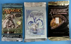 *Lot of 3 Factory Sealed* Magic the Gathering “Fifth Dawn Ice Age Chronicles”MTG - Image 1
