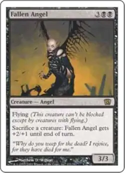 MTG 8th Edition - Fallen Angel NM - Image 1