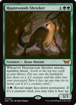Hauntwoods Shrieker [Duskmourn: House of Horror] Magic MTG - Image 1