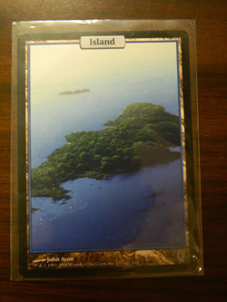 MTG Unhinged Full Art Island Unplayed Excellent - NM Condition - Image 1