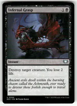 INFERNAL GRASP #84 MTG COMMANDER: EDGE OF ETERNITIES - Image 1