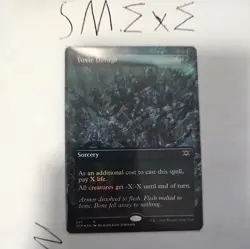 Toxic Deluge (Borderless) Double Masters Foil, Moderatly played - Image 1