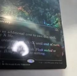 Toxic Deluge (Borderless) Double Masters Foil, Moderatly played - Image 3