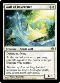 1x Wall of Reverence Heavy Play MTG Magic - Kid Icarus - - Image 1