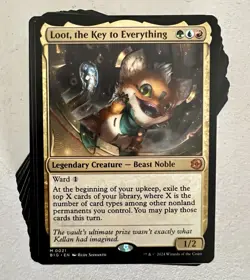 Loot, the Key to Everything Commander Deck EDH MTG Blue Green Red Custom - Image 1