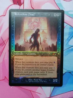 Relentless Dead NM Retro-Frame Foil MTG Secret Lair Bonus Unplayed Magic - Image 1