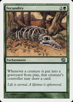 2x Fecundity 8th Edition NM MTG - Image 1