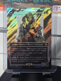 Dion, Bahamut's Dominant (Borderless) (Surge Foil) Final Fantasy Foil MGT - Image 1
